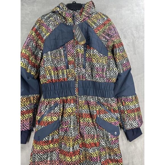 Free People Movement All Prepped Jacquard Ski Suit Size Xlarge Hooded - Picture 5 of 16